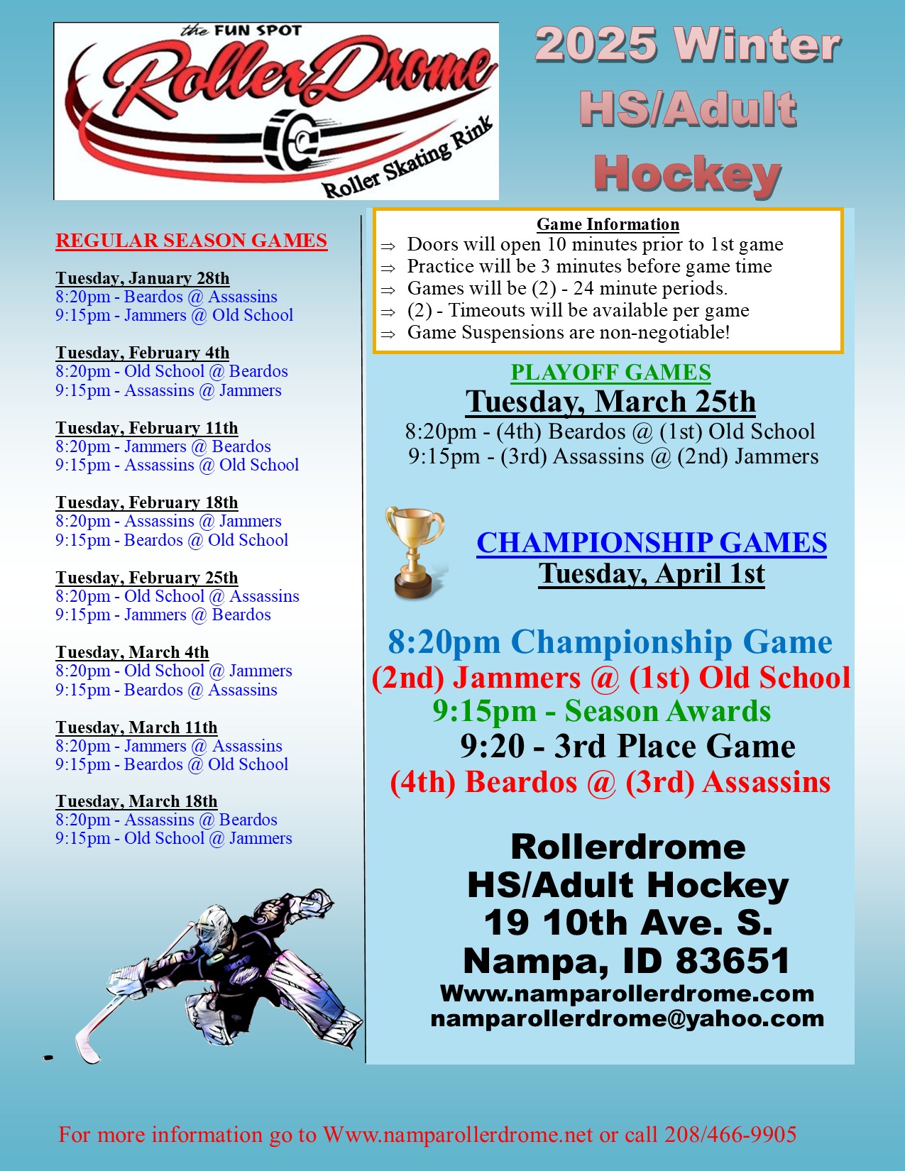 2025 HS/Adult Winter Games